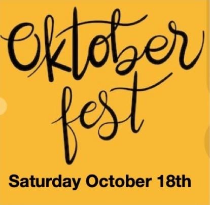 This image shows the date for our oktoberfest dinner